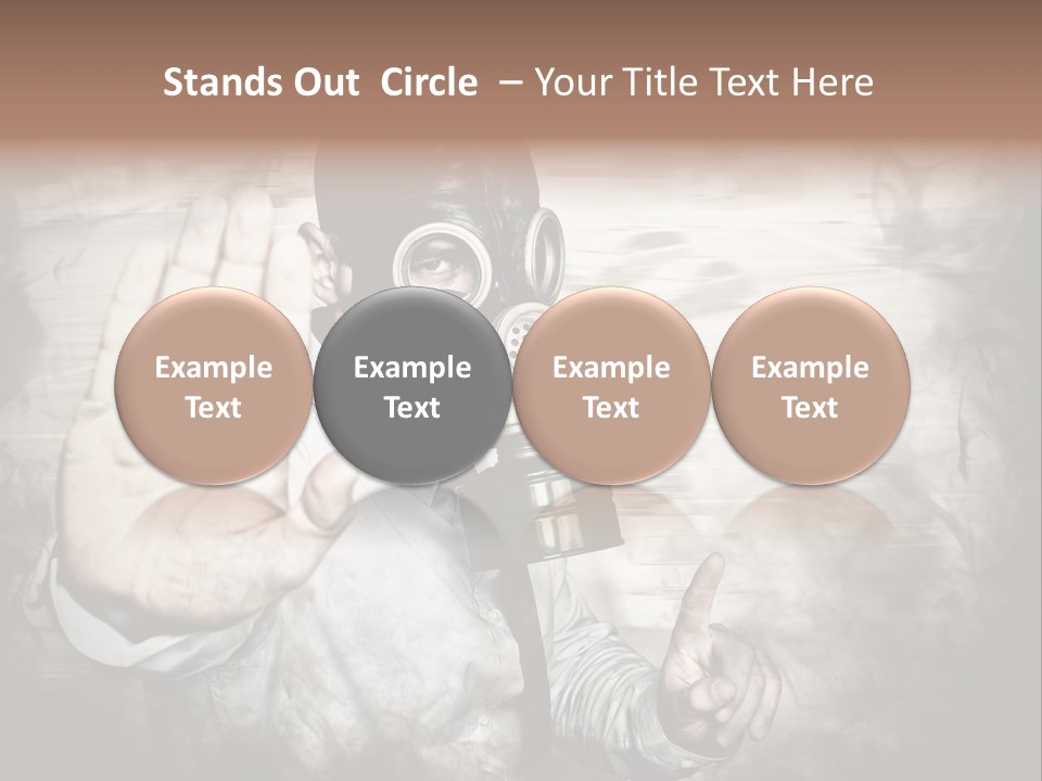 Denied Hazard Radiation PowerPoint Template