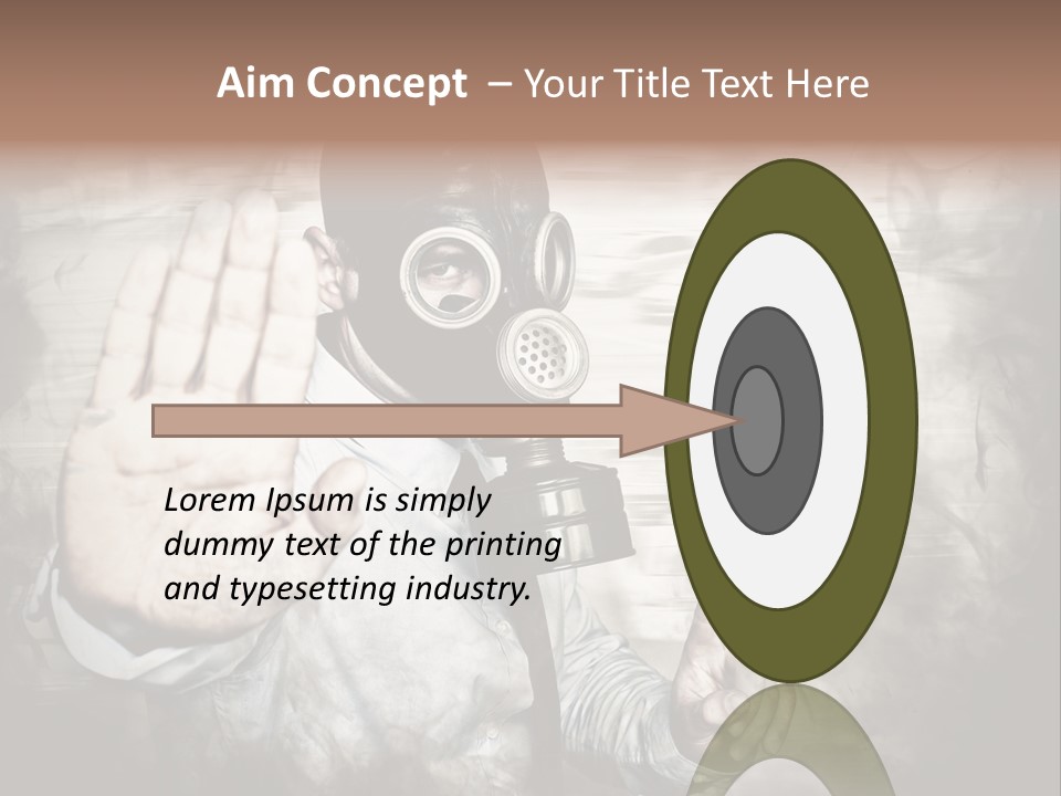 Denied Hazard Radiation PowerPoint Template
