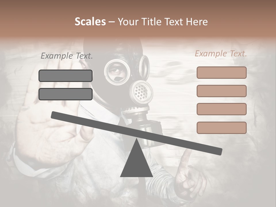 Denied Hazard Radiation PowerPoint Template