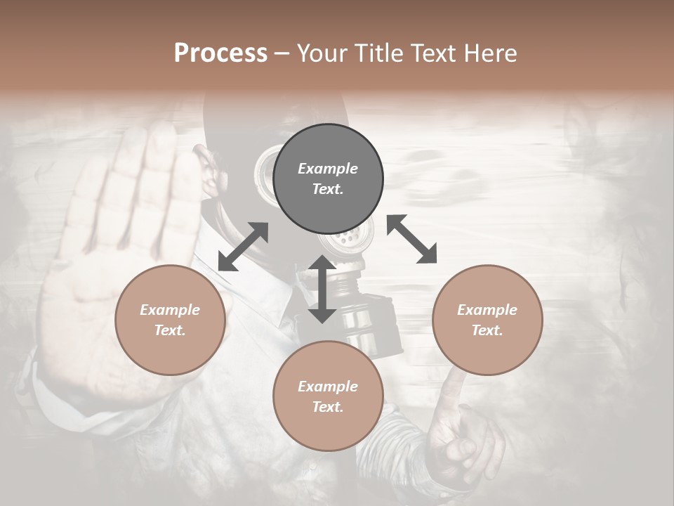 Denied Hazard Radiation PowerPoint Template