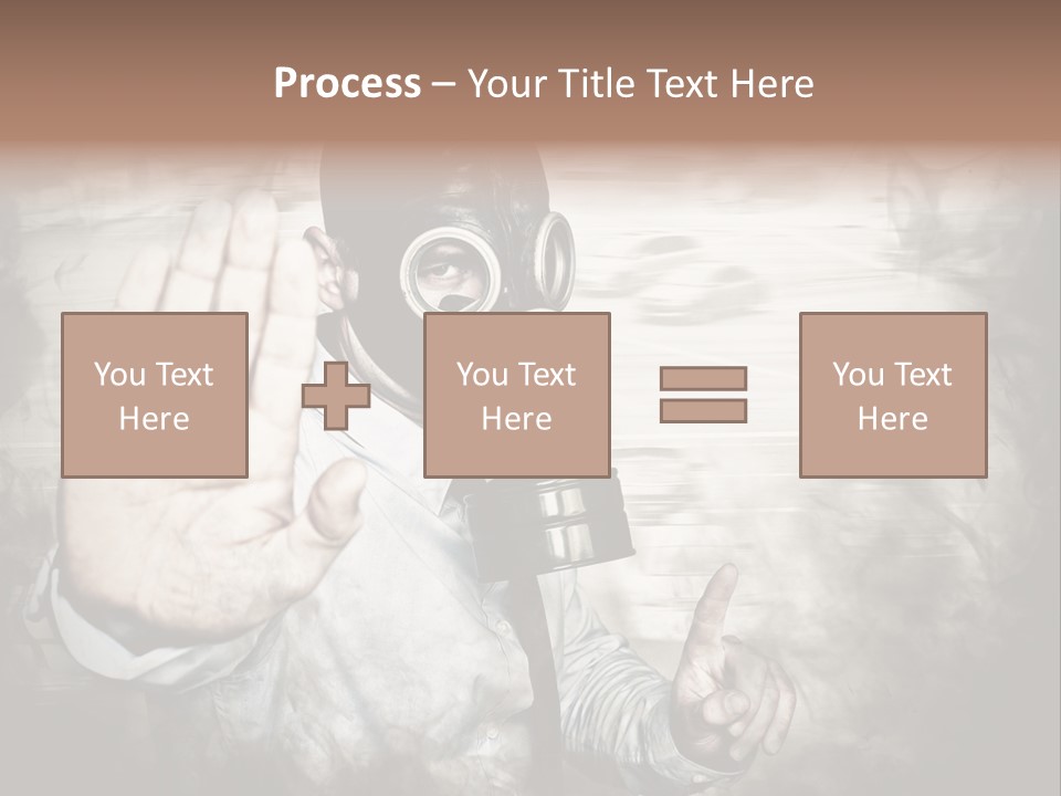 Denied Hazard Radiation PowerPoint Template