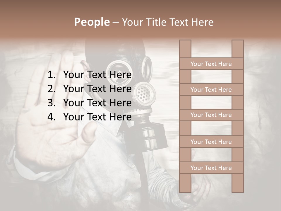 Denied Hazard Radiation PowerPoint Template