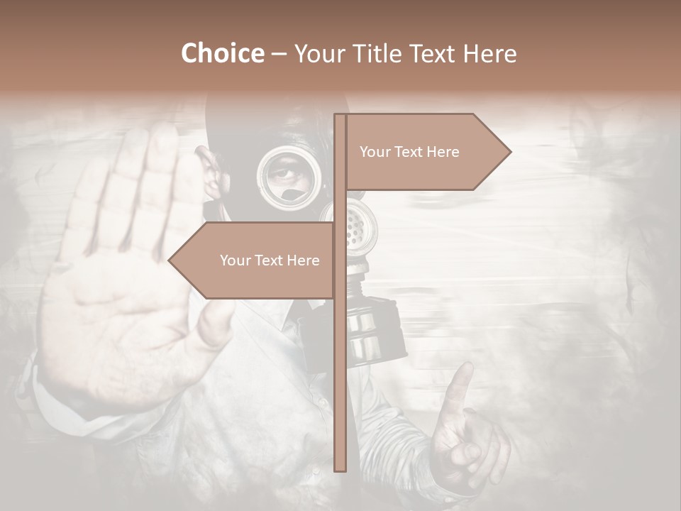 Denied Hazard Radiation PowerPoint Template