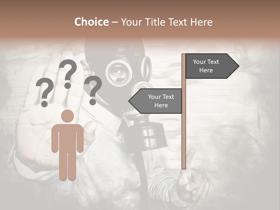 Denied Hazard Radiation PowerPoint Template