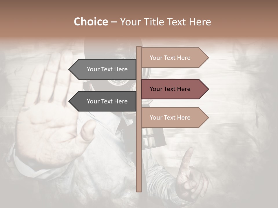 Denied Hazard Radiation PowerPoint Template