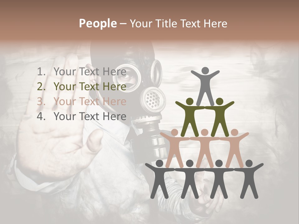 Denied Hazard Radiation PowerPoint Template