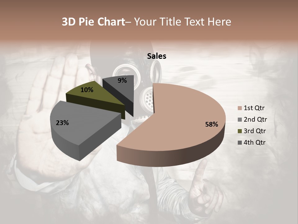 Denied Hazard Radiation PowerPoint Template