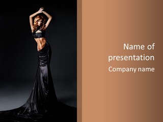 Sexual Mystic Dance PowerPoint Template