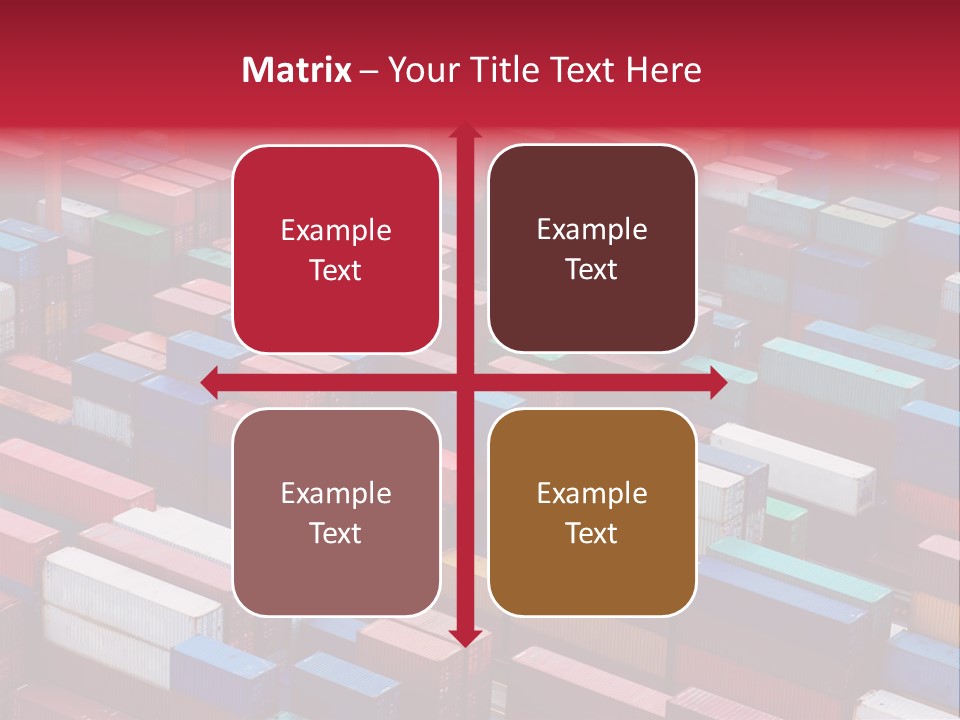 Crane Green Storage PowerPoint Template