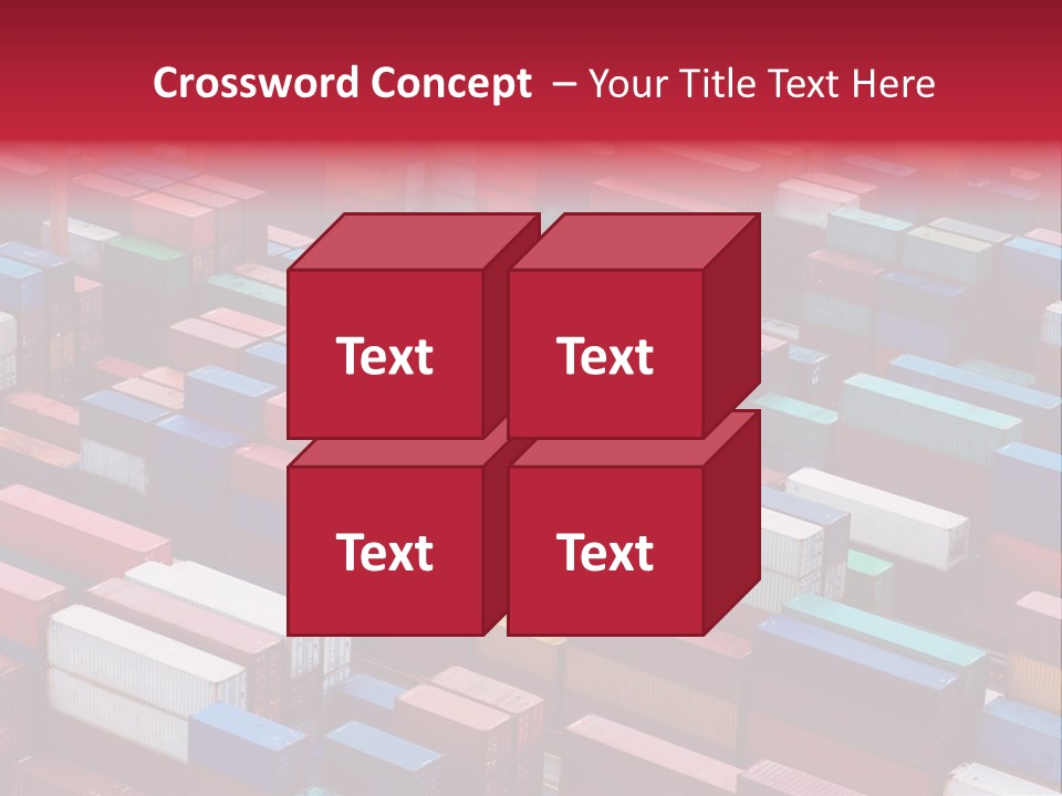 Crane Green Storage PowerPoint Template