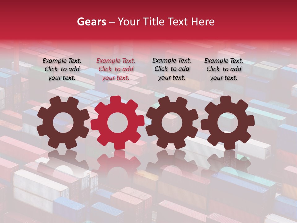 Crane Green Storage PowerPoint Template