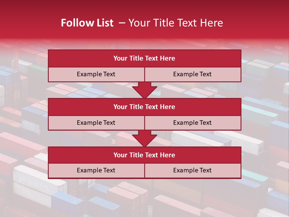 Crane Green Storage PowerPoint Template