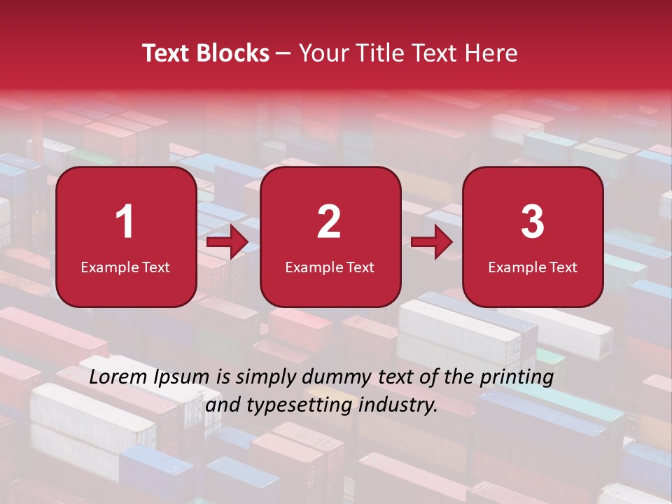 Crane Green Storage PowerPoint Template