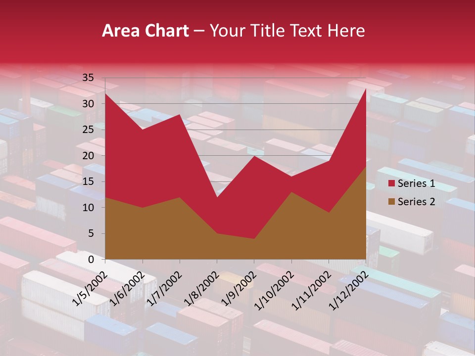 Crane Green Storage PowerPoint Template