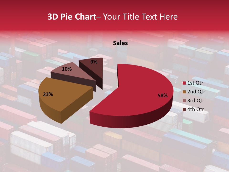 Crane Green Storage PowerPoint Template