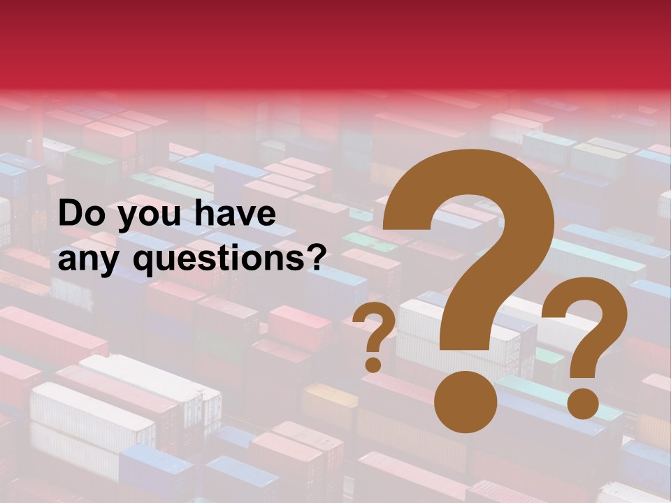 Crane Green Storage PowerPoint Template