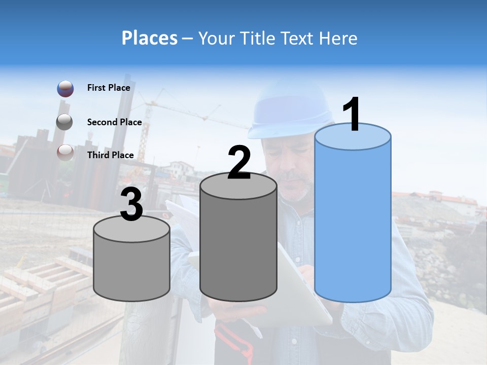 Blueprint Project Engineering PowerPoint Template