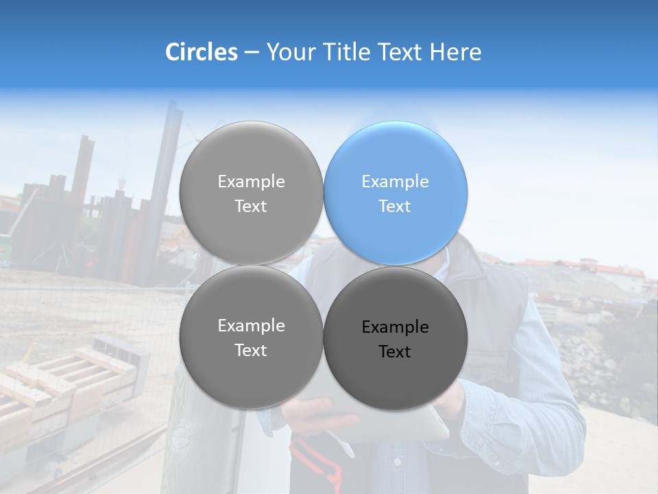 Blueprint Project Engineering PowerPoint Template