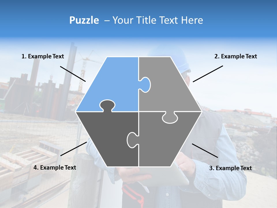 Blueprint Project Engineering PowerPoint Template