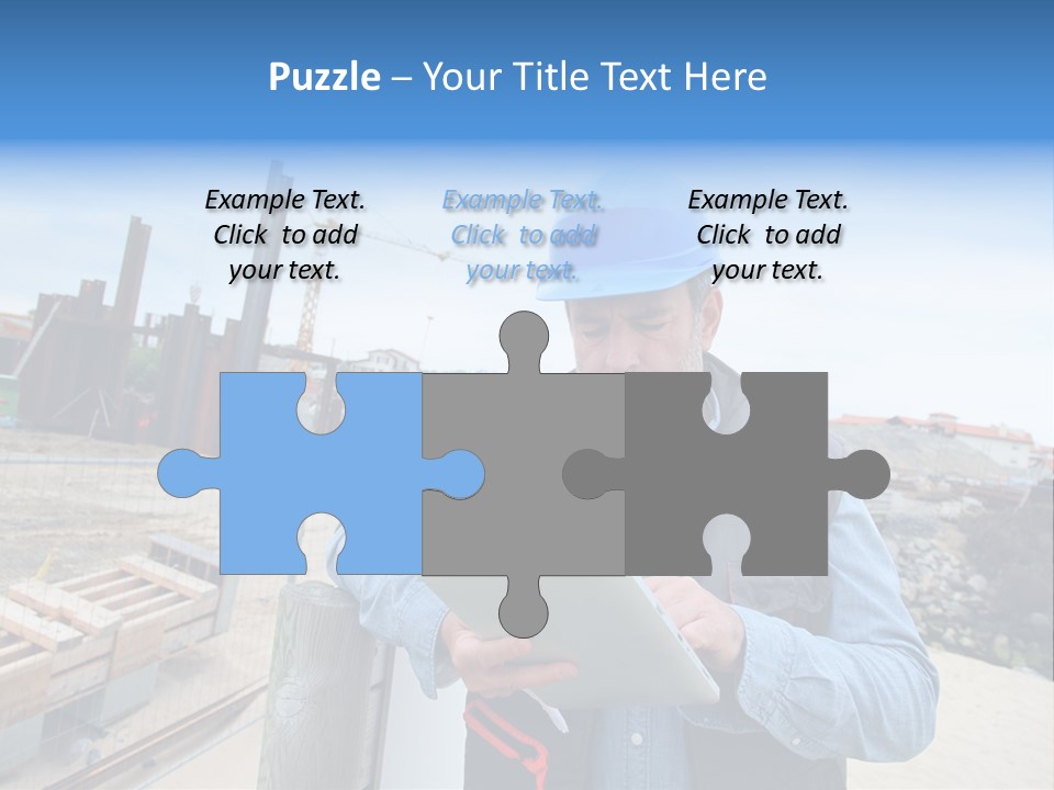 Blueprint Project Engineering PowerPoint Template