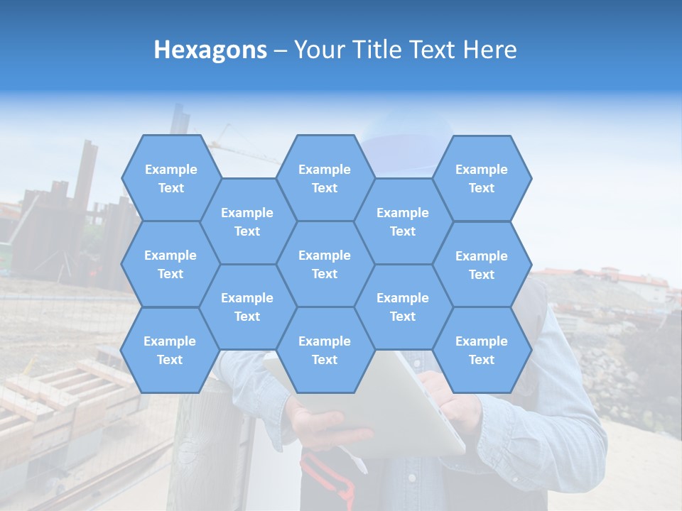 Blueprint Project Engineering PowerPoint Template