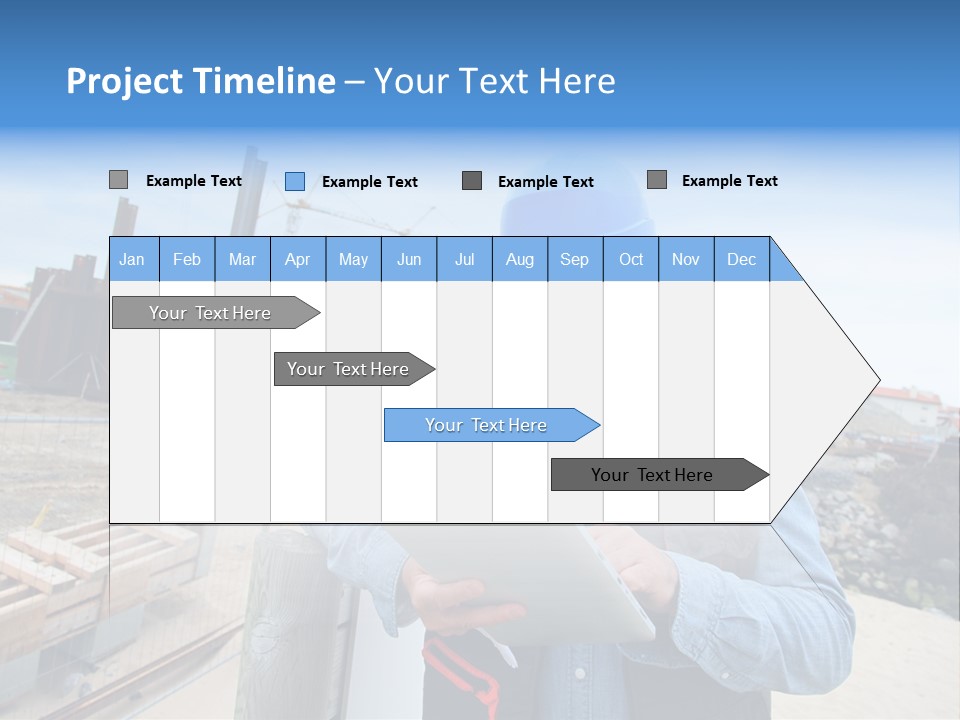 Blueprint Project Engineering PowerPoint Template