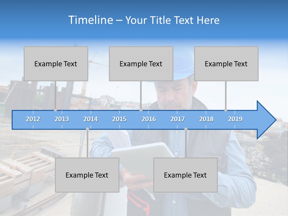 Blueprint Project Engineering PowerPoint Template