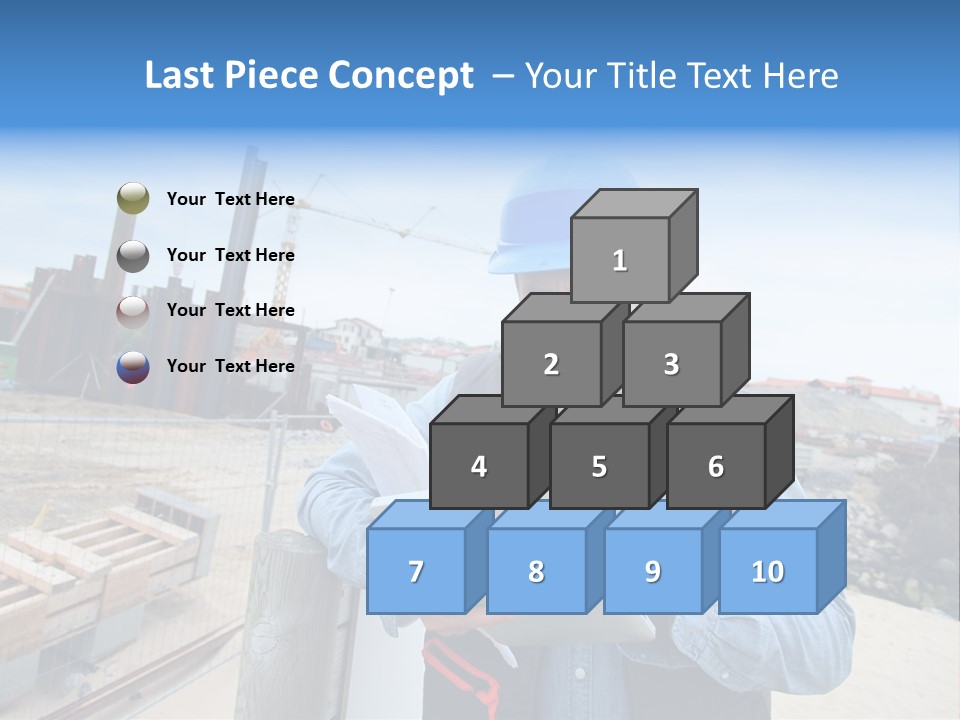 Blueprint Project Engineering PowerPoint Template