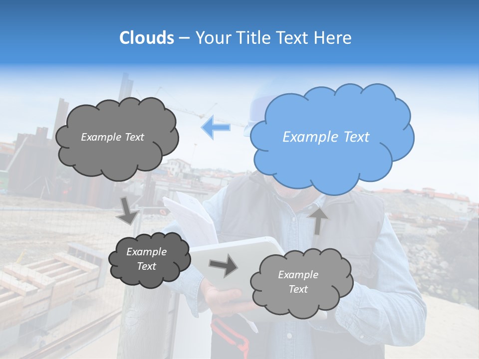 Blueprint Project Engineering PowerPoint Template