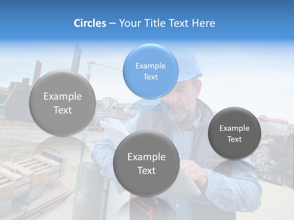 Blueprint Project Engineering PowerPoint Template