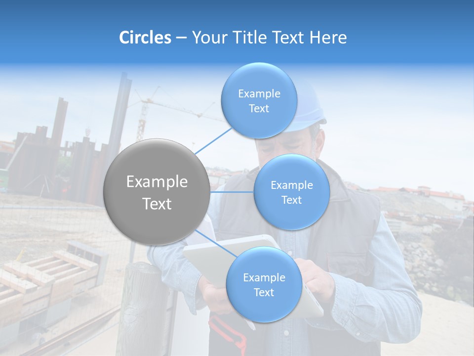 Blueprint Project Engineering PowerPoint Template