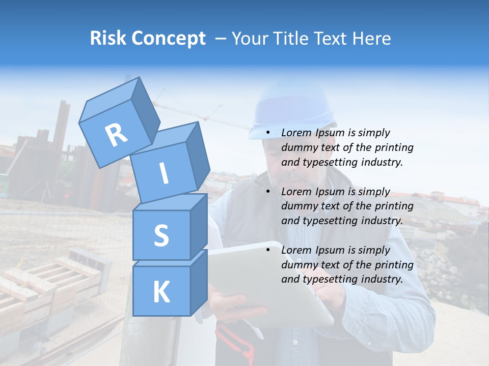 Blueprint Project Engineering PowerPoint Template