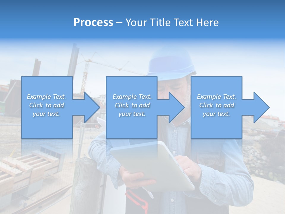 Blueprint Project Engineering PowerPoint Template