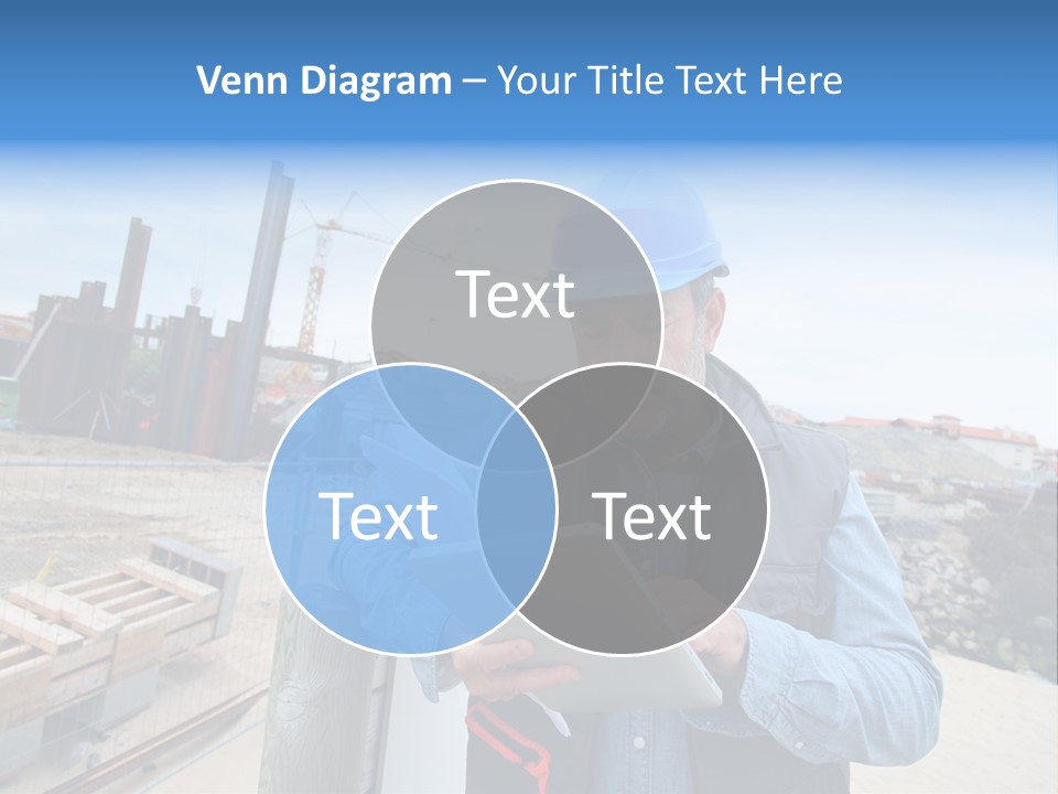 Blueprint Project Engineering PowerPoint Template