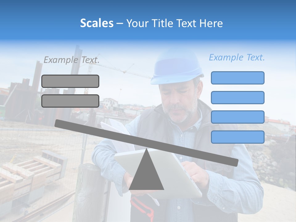 Blueprint Project Engineering PowerPoint Template