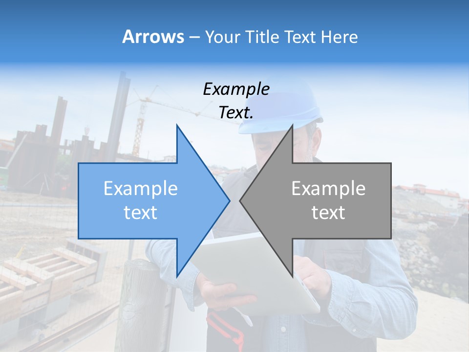 Blueprint Project Engineering PowerPoint Template
