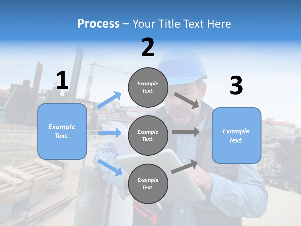 Blueprint Project Engineering PowerPoint Template