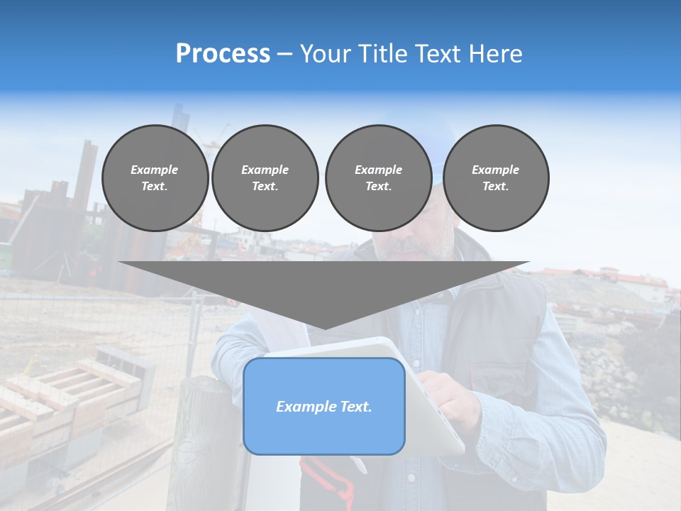 Blueprint Project Engineering PowerPoint Template