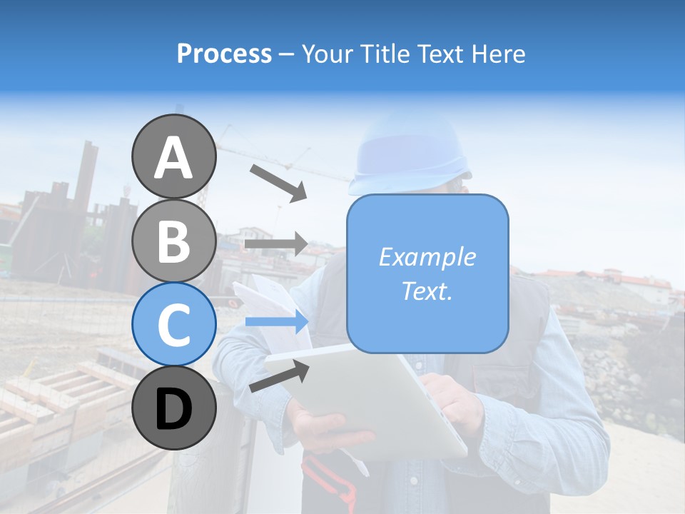 Blueprint Project Engineering PowerPoint Template