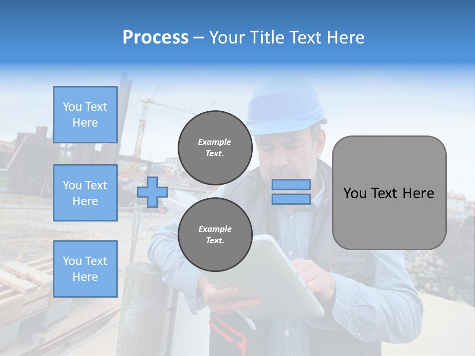 Blueprint Project Engineering PowerPoint Template