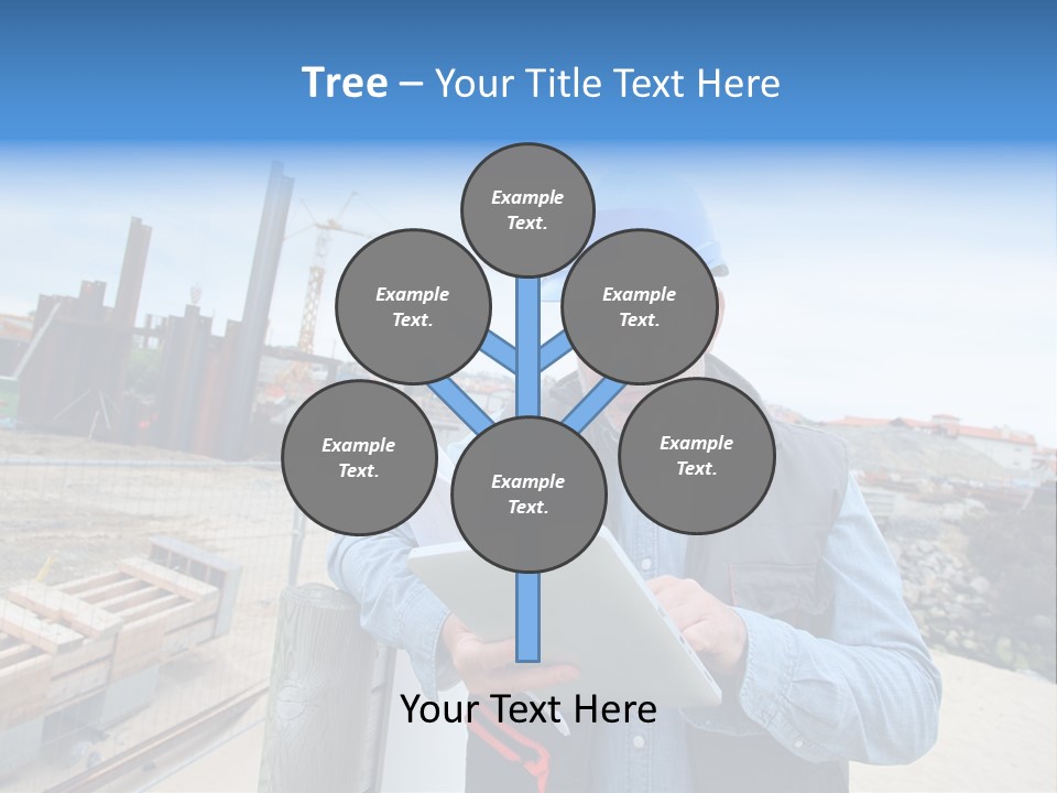 Blueprint Project Engineering PowerPoint Template