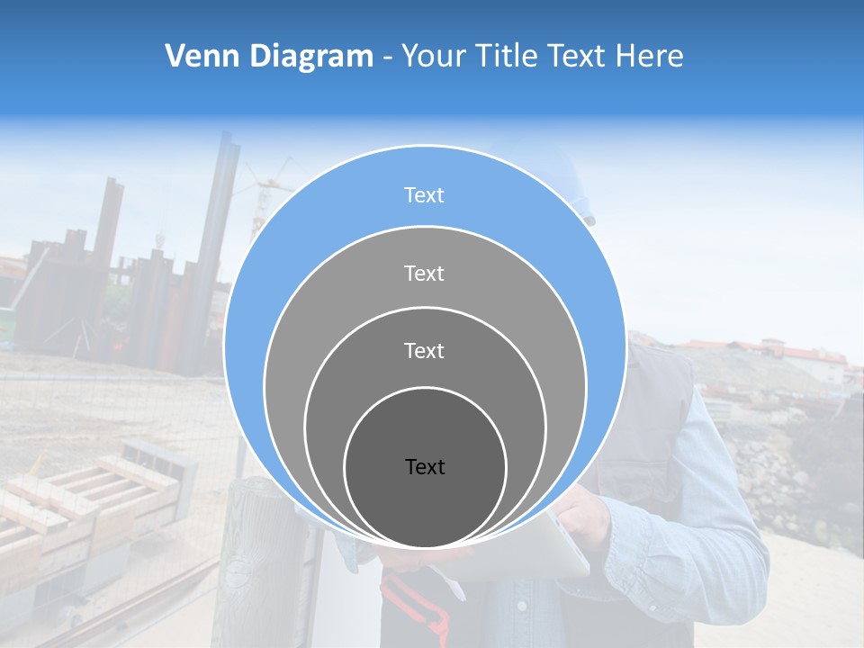 Blueprint Project Engineering PowerPoint Template