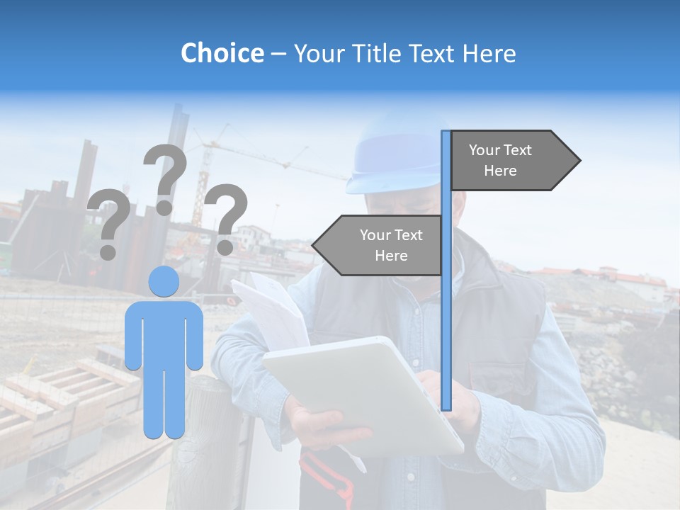 Blueprint Project Engineering PowerPoint Template
