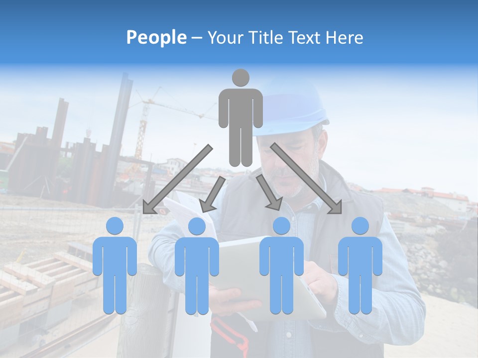 Blueprint Project Engineering PowerPoint Template