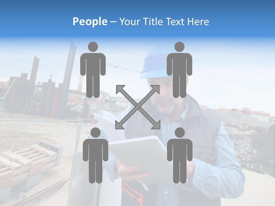 Blueprint Project Engineering PowerPoint Template