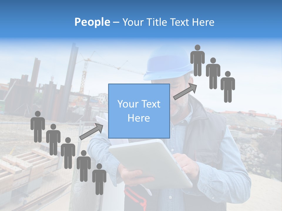 Blueprint Project Engineering PowerPoint Template