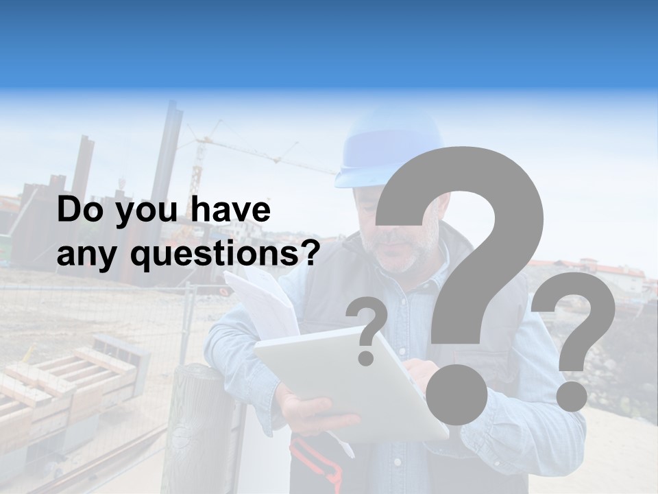 Blueprint Project Engineering PowerPoint Template