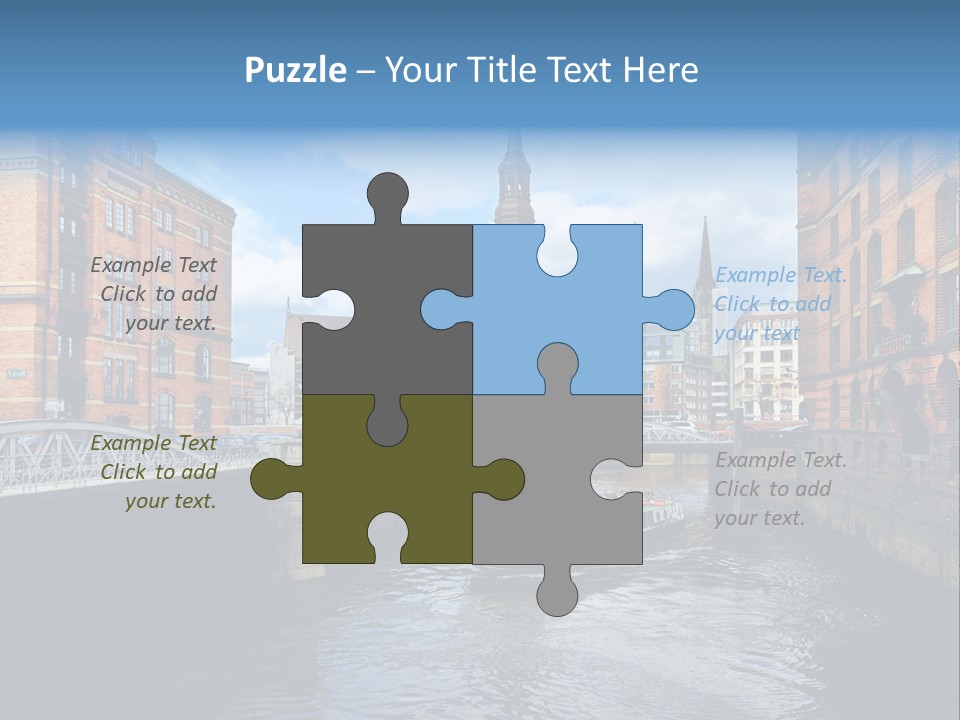 Church Germany Hamburger PowerPoint Template