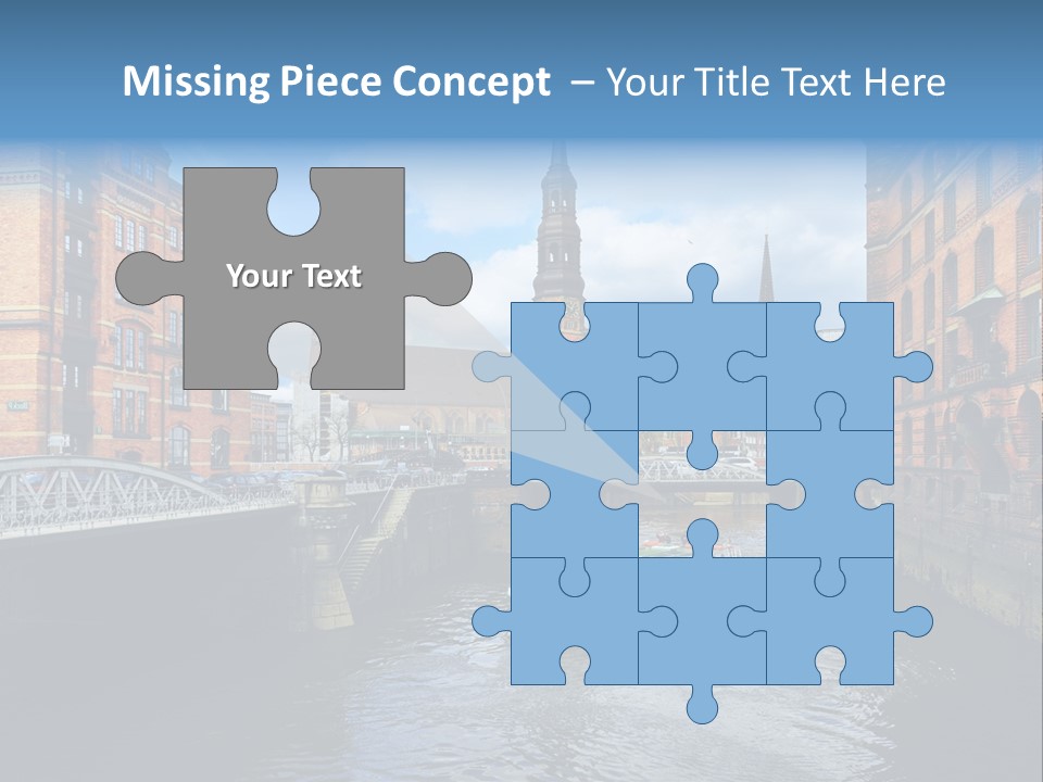 Church Germany Hamburger PowerPoint Template