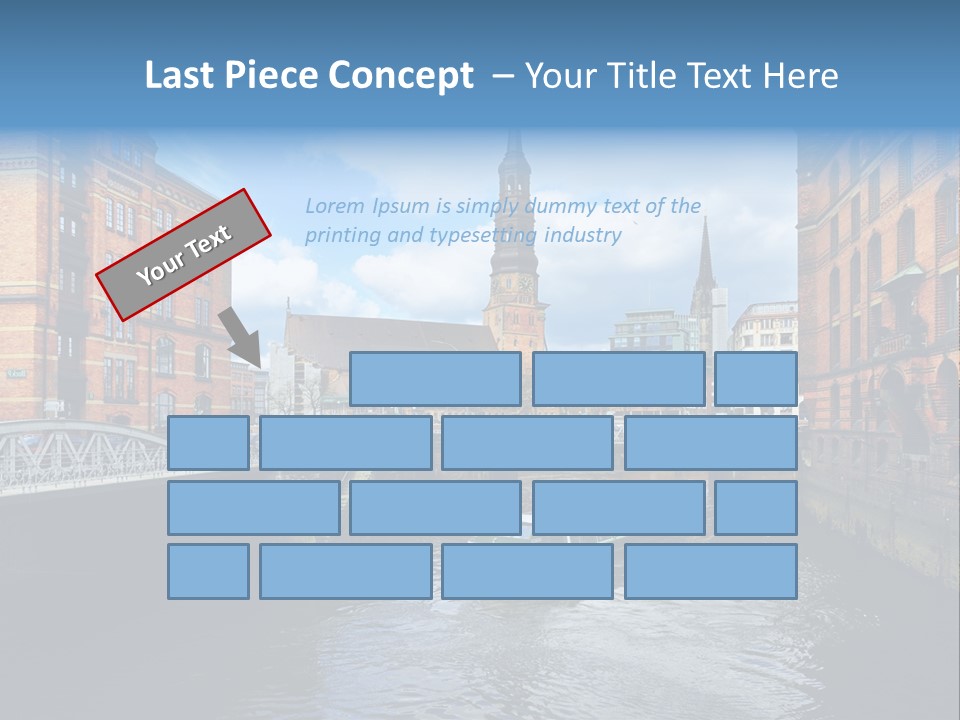 Church Germany Hamburger PowerPoint Template